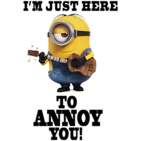 Illumination, I'm Just Here To Annoy You Template, Popular Designs, Minions - MN 20 Thumbnail