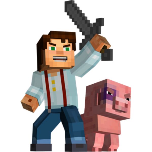 Game, Minecraft Swordmaster Clipart, Popular Designs, Minecraft - MC 8 Thumbnail