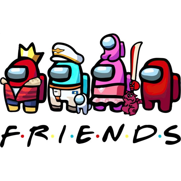 Game, AmongUs FRIENDS Template, Popular Designs, Among Us - AMU 11 Thumbnail