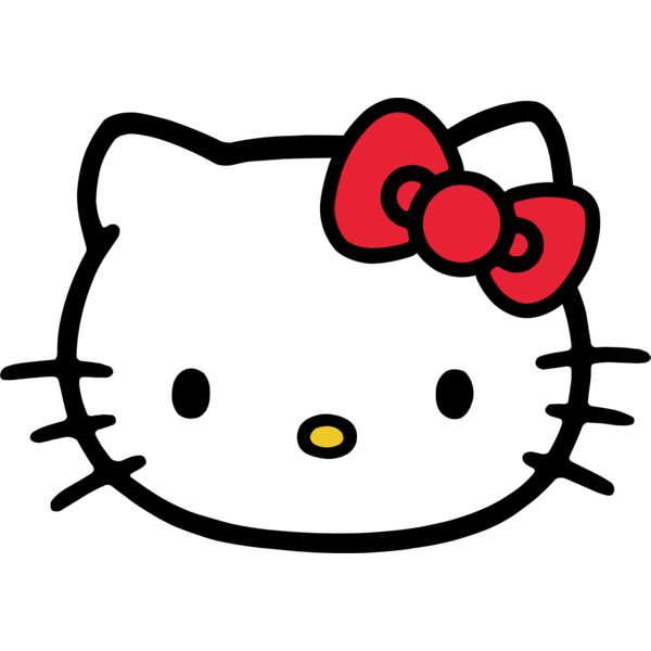 Sanrio, Hello Kitty Head Clipart, Popular Designs, Hello Kitty - HK 1 Thumbnail