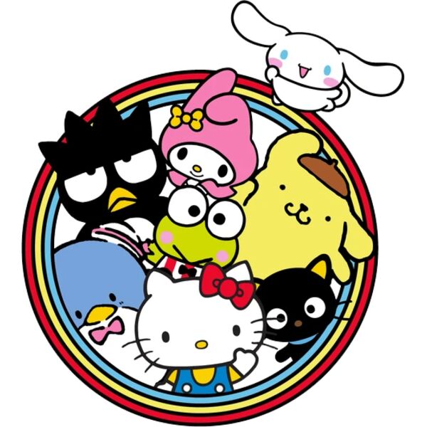 Sanrio, Hello Kitty with Friends Clipart, Popular Designs, Hello Kitty - HK 18 Thumbnail