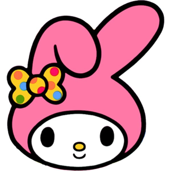 Sanrio, My Melody Head Clipart, Popular Designs, Hello Kitty - HK 2 Thumbnail