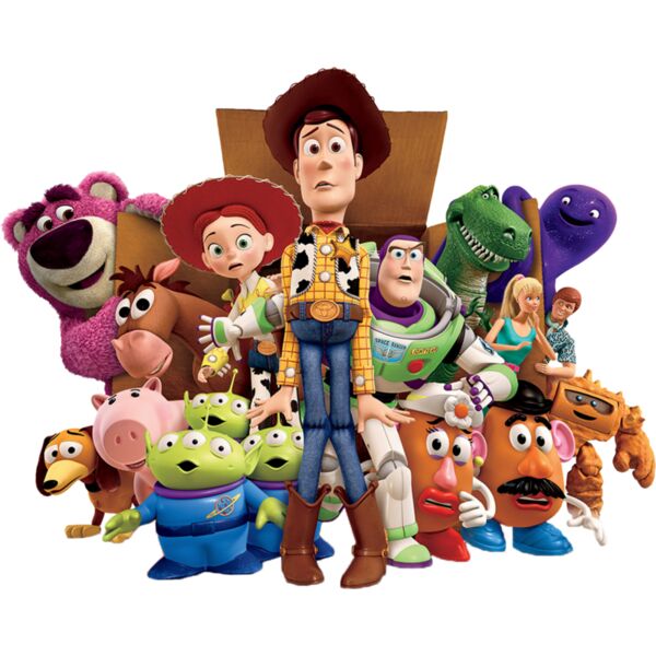 Kids Cartoons, Toy Story Characters Sheriff Woody Buzz Lightyear Jessie Cowgirl Toys Clipart, Popular Designs, Kids Characters - BC 29 Thumbnail