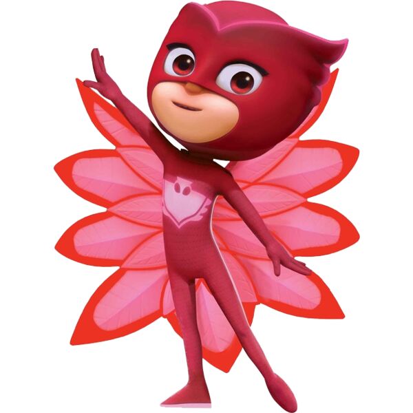 Kids Cartoons, PJ Mask Owlette Red Cat Boy Kids Flower Superhero Superpowers Clipart, Popular Designs, Kids Characters - BC 2 Thumbnail