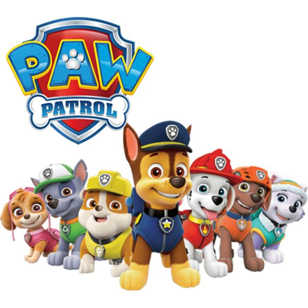 Kids Cartoons, Paw Patrol Dogs and Friends Chase Marshall Rocky Everest Skye Rubble Template, Popular Designs, Kids Characters - BC 11 Thumbnail