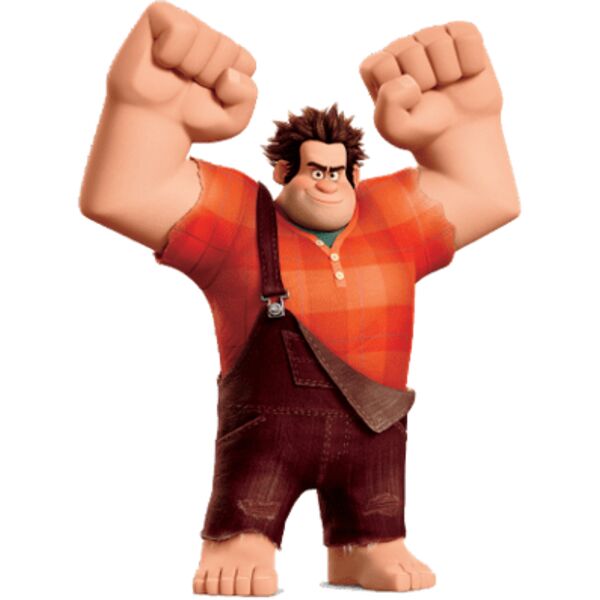 Kids Cartoons, Wreck it Ralph Strong Caveman Brick Breaker Clipart, Popular Designs, Kids Characters - BC 59 Thumbnail