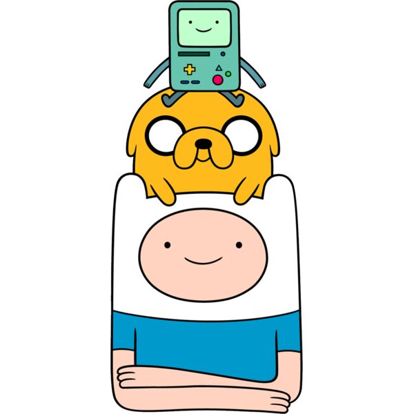 Kids Cartoons, Adventure Time Finn the Human Jake the Dog BMO Layer Friends Clipart, Popular Designs, Kids Characters - BC 46 Thumbnail