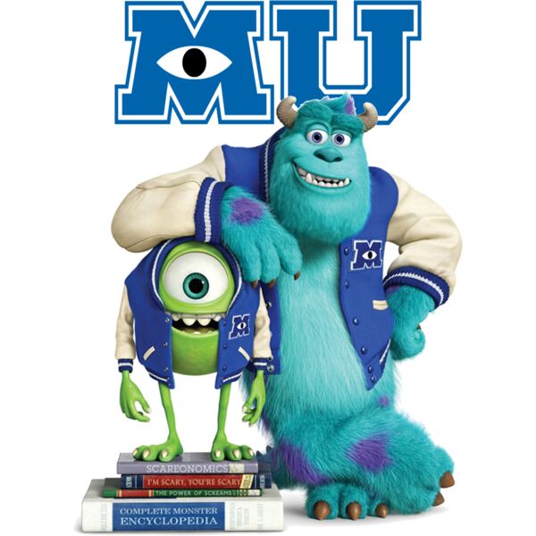 Kids Cartoons, Monster University MU Blue Yetti James Sullivan Varsity Jacket One Eye Alien Green Mike Mazowski Template, Popular Designs, Kids Characters - BC 61 Thumbnail