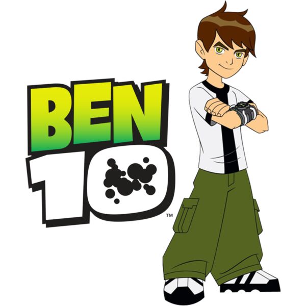 Kids Cartoons, Ben 10 Ben Ten Mutant Ben Tenysson Green Black and White Template, Popular Designs, Kids Characters - BC 53 Thumbnail
