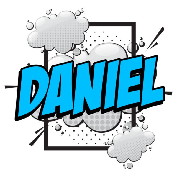 Comic, Changeable Name, Comic Design, Cloud Design, Editable Name, Customizable Name, Spot Print, Mug, Bag, Shirt, Sublimation, C4 Thumbnail