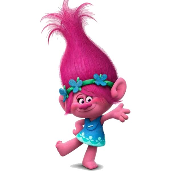 Kids Cartoons, Trolls Poppy Pink Cute Girl Clipart, Popular Designs, Kids Characters - GC 1 Thumbnail
