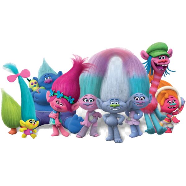 Kids Cartoons, The Trolls Cute Colorful Trolls Dreamworks Charaters Clipart, Popular Designs, Kids Characters - GC 4 Thumbnail