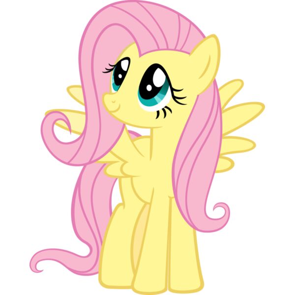 Kids Cartoons, My Little Pony Character Cute Yellow Pony Fluttershy Clipart, Popular Designs, Kids Characters - GC 23 Thumbnail