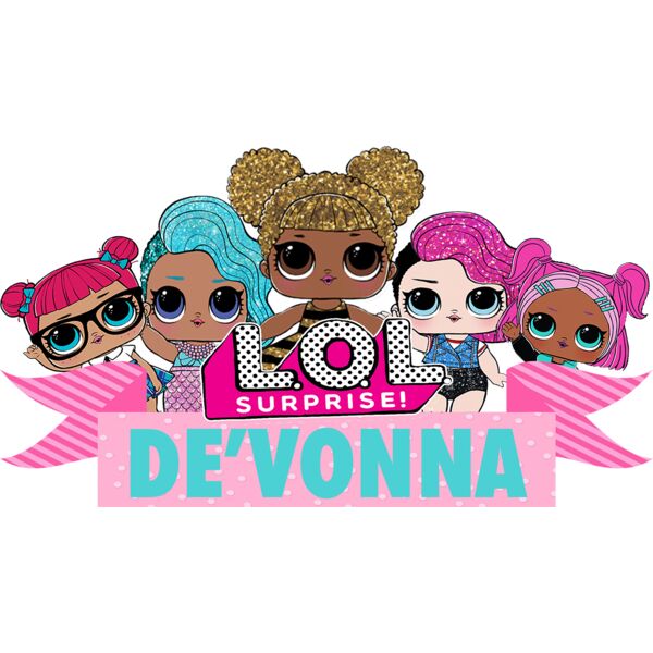 Kids Cartoons, LOL Surprise De'vonna Cute Baby Dolls Template, Popular Designs, Kids Characters - GC 14 Thumbnail