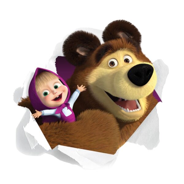 Kids Cartoons, Masha and Bear Character Clipart, Popular Designs, Kids Characters - GC 50 Thumbnail