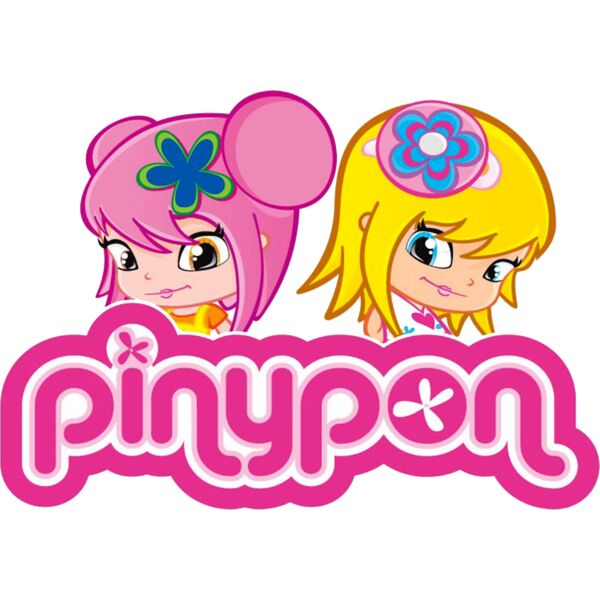 Kids Cartoons, Pinypon Cute Pink Girl and Cute Yellow Girl Template, Popular Designs, Kids Characters - GC 45 Thumbnail