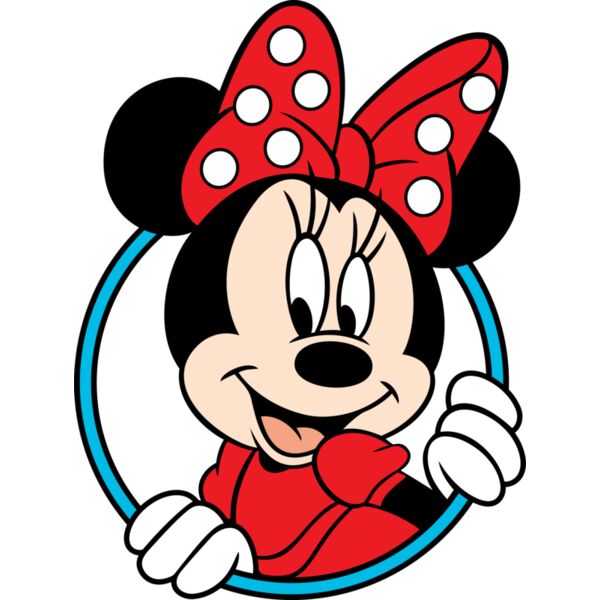 Disney, Peeking Minnie Mouse Clipart, Popular Designs, Minnie Mickey Mouse - MM 14 Thumbnail
