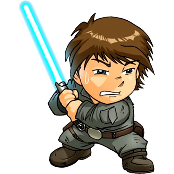 Disney, Skywalker Chibi Clipart, Popular Designs, Starwars - SW 4 Thumbnail