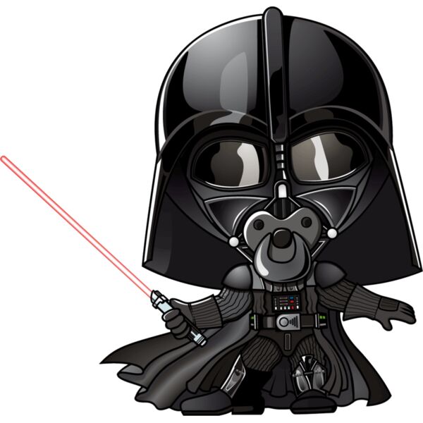 Disney, Darth Vader Chibi Clipart, Popular Designs, Starwars - SW 2 Thumbnail