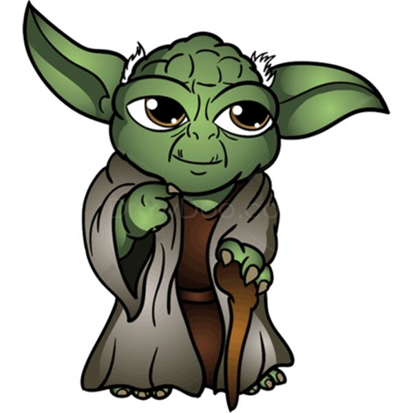 Disney, Yoda Chibi Clipart, Popular Designs, Starwars - SW 1 Thumbnail