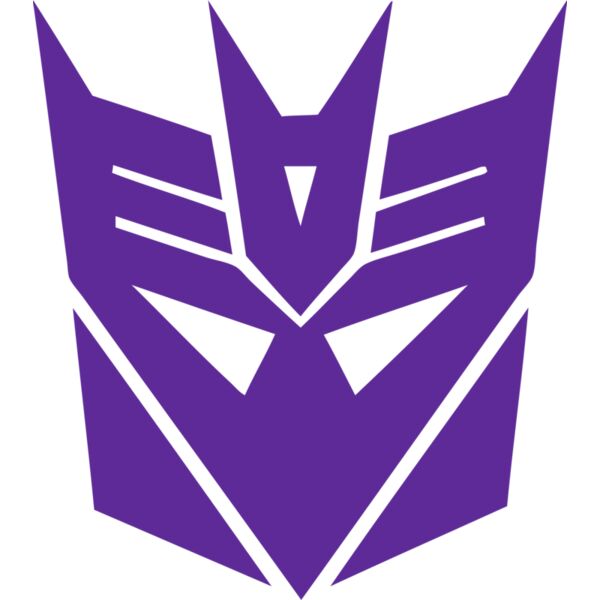 DreamWorks, Decepticon Colored Logo Editable, Popular Designs, Transformers - TF 2 Thumbnail