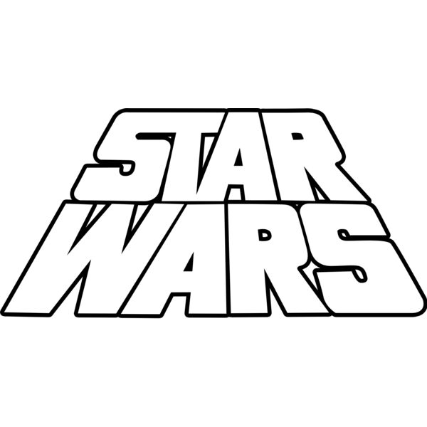 Disney, Starwars White Editable, Popular Designs, Starwars - SW 10 Thumbnail
