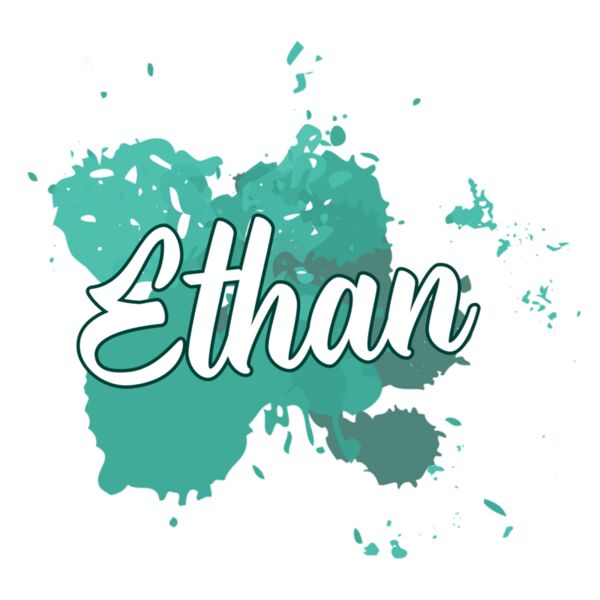 Watercolor Background, Changeable Name, Editable Name, Green Background, Mug Design, Bag, Tumbler, Shirt, Spot Print, WS1 Thumbnail