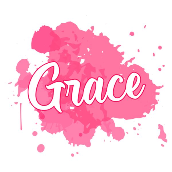 Watercolor Background, Changeable Name, Editable Name, Pink Background, Mug Design, Bag, Tumbler, Shirt, Spot Print, WS2 Thumbnail