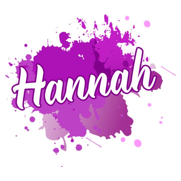 Watercolor Background, Changeable Name, Editable Name, Violet Background, Mug Design, Bag, Tumbler, Shirt, Spot Print, WS2 Thumbnail