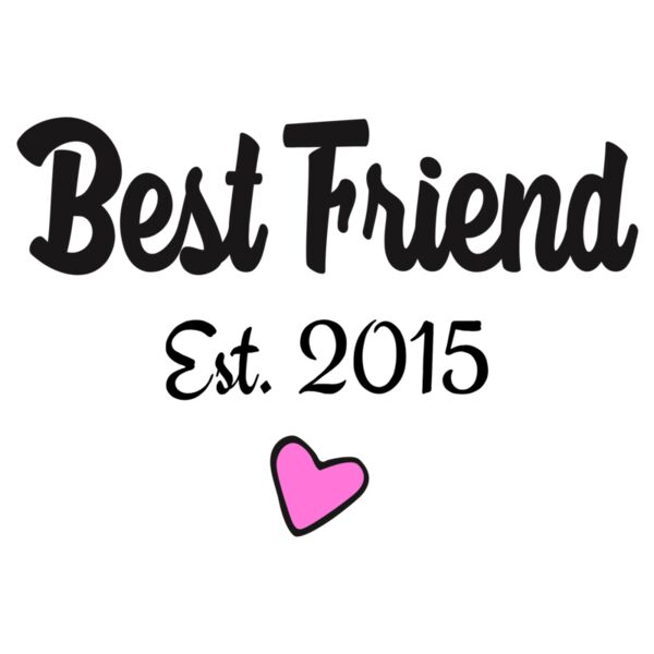 Best Friend since Estimated, Best Friends Designs, Bestfriends, Bestfriend Statements, Editable Date, Mugs, Bags, Tumbler, Fans Thumbnail