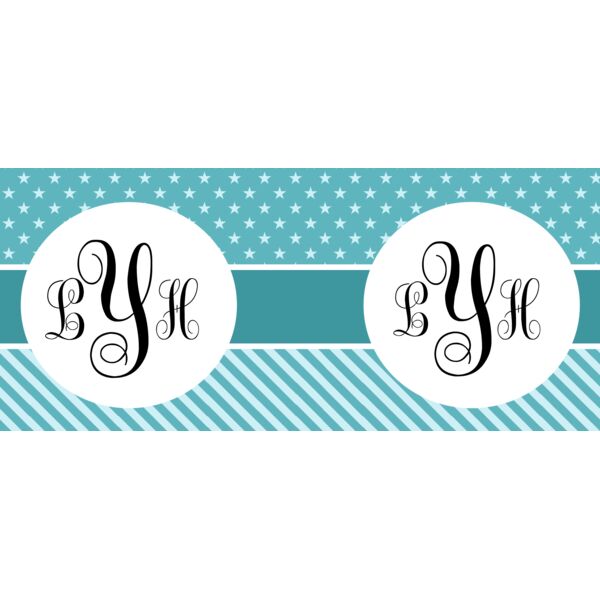 Combination Background Pattern, Full Print Background with Name, Changeable Photo, Editable Name, Arrow Pattern, Dots Pattern, Stripe Pattern, Light Blue Pattern,  Mug Full Print, CP3 Thumbnail