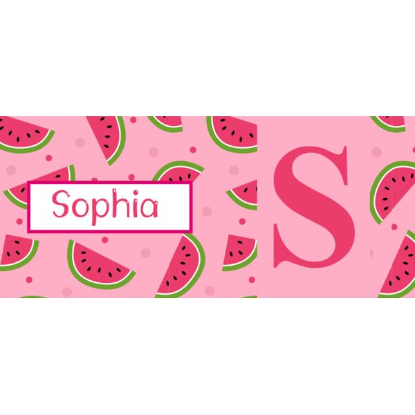 Fruits Background Pattern, Full Print Background with Name, Editable Name, Watermelon Pattern, Fruits Pattern, Fruit Pattern, Pink Pattern, Mug Full Print, FP2 Thumbnail