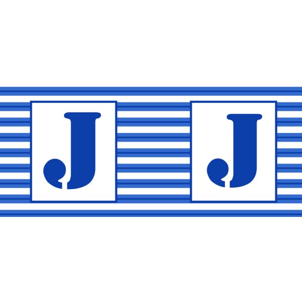 Geometric Background Pattern, Full Print Background with Initial, Editable Initial, Stripe Pattern, Geometric Pattern, Lines Pattern, Blue Pattern, Mug Full Print, P5 Thumbnail