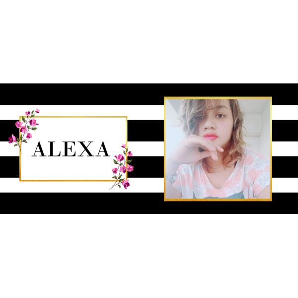 Stripe Background Pattern, Full Print Background with Name, Changeable Photo, Editable Name, Stripe Pattern, White Stripe Pattern, Black Stripe Pattern, Floral Border, Mug Full Print, S5 Thumbnail