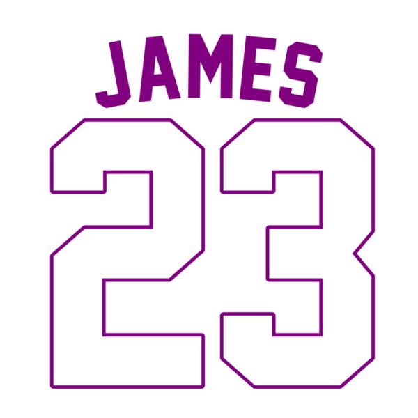 Name & Number, Basketball Jersey Number, Name and Number, Editable Name, Editable Number, Changeable Number, Changeable Text, Jersey Number Thumbnail