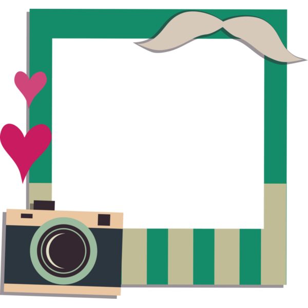 Sticky Note, Green, Red Heart, Pink Heart, Green Camera, White Mustache, Insert Photo, Pillow - CP4 A Thumbnail