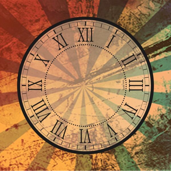 Vintage Theme, Vintage Background, Vintage Design, Vintage Clock, Dart Board, Customizable Name - WC 5 Thumbnail