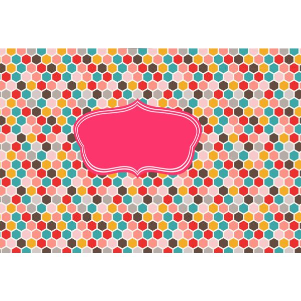 Colorful Beehive Theme, Colorful Beehive Background, Colorful Beehive Design, Customizable Name - SD 10 Thumbnail