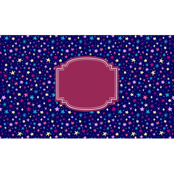 Colorful Stars in the Sky Theme, Colorful Stars in the Sky Background, Colorful Stars in the Sky Design, Night Sky, Customizable Name - Customizable SD 03 Thumbnail