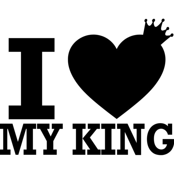Couple Designs, Editable Black Vector Color, I Love My King, Heart with Crown, I Heart Statement, Ladies Design,  Digital Printing, Sublimation Printing, Shirt Print, Mug Print, Keychain Print, Polo Shirt Print, Jacket Print, Customizable, Personalize Gif Thumbnail