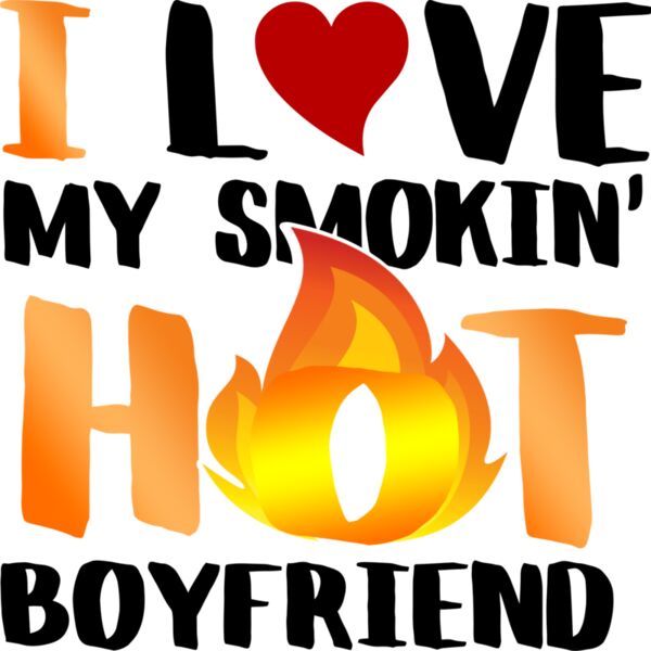 Couple Designs, Editable Black & Red Vector Color, I Love My Smokin' Hot Boyfriend, I Hot Template, I Heart Statement, Ladies Design, Digital Printing, Sublimation Printing, Shirt Print, Mug Print, Keychain Print, Polo Shirt Print, Jacket Print, Customiza Thumbnail
