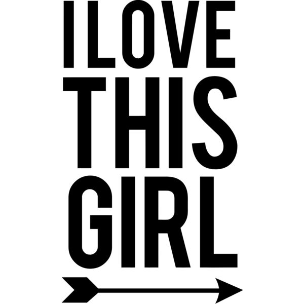 Couple Designs, Editable Black Vector Color, I Love This Girl Statement Arrow, Mens Design, Digital Printing, Sublimation Printing, Shirt Print, Mug Print, Keychain Print, Polo Shirt Print, Jacket Print, Customizable, Personalize Gift - CC15 - A Thumbnail