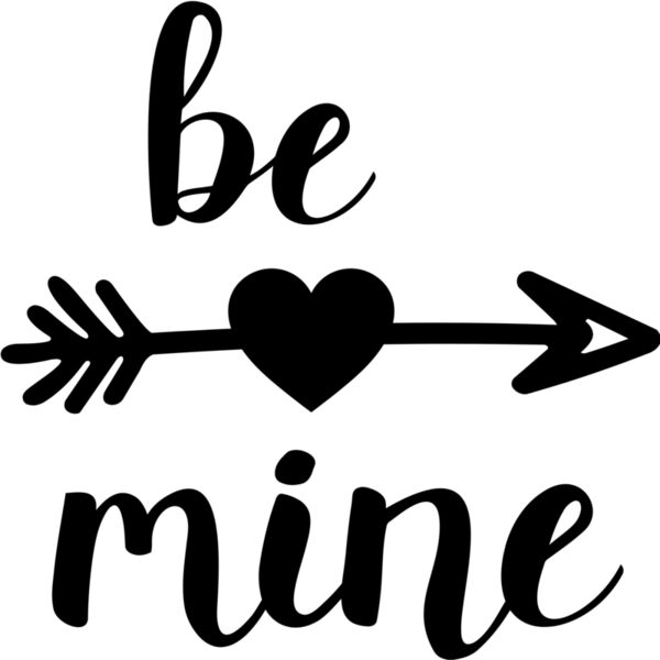 Couple Designs, Editable Black & White Vector Color, Be Mine Statement Arrow, Mens Design, Digital Printing, Sublimation Printing, Shirt Print, Mug Print, Keychain Print, Polo Shirt Print, Jacket Print, Customizable, Personalize Gift - CC8 - A Thumbnail