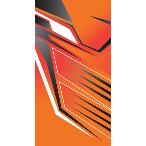 Sublimation, Background, Full Background, Changeable, Gradient, Orange, JPEG, Sporty Design, Robot Face Design, Mens Design, Sublimation Printing, Digital Printing, Full Print, Shirts, Mugs, Keychain, Poloshirt, Jacket, Customizable, Personalized Gift - S Thumbnail