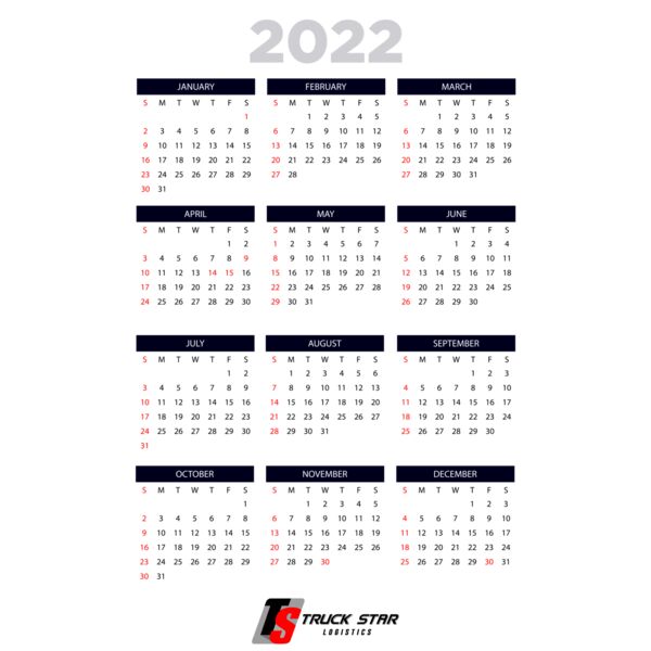 Calendar Notebook Template Back Thumbnail