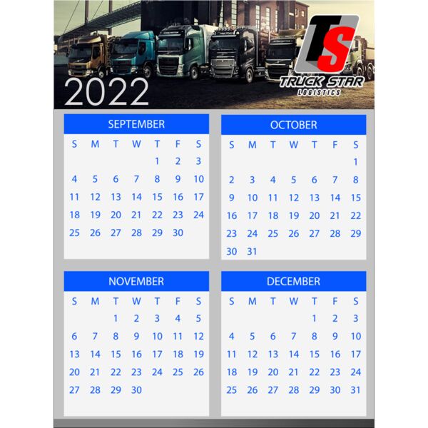 Portrait Calendar - Changeable Photo Set 3 Thumbnail