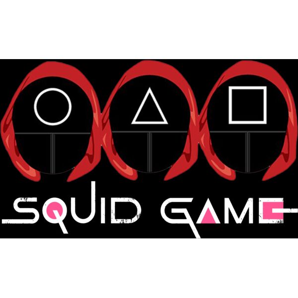 Squid Game,Templates, Solid Color, Red, Pink, Black and White, PNG, Squid Game Staff ,Squid Game Ranks of Staff,  Mens Design, Ladies Design, Digital Printing, Full Print, Shirts, Mugs, Keychain, Poloshirt, Jacket, Customizable, Popular, Personalized Gift Thumbnail