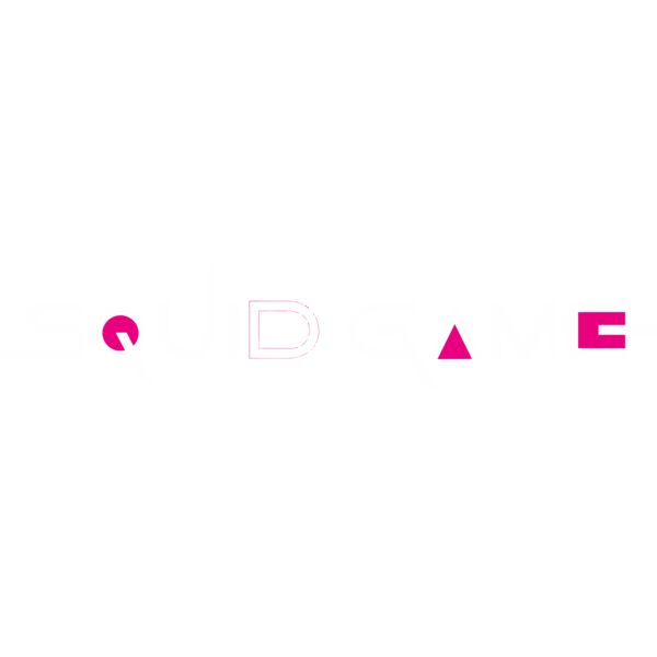 Squid Game, ,Editable, Statement , Solid Color, Pink and White, PNG, Squid Game Text, Mens Design, Ladies Design, Digital Printing, Full Print, Shirts, Mugs, Keychain, Poloshirt, Jacket, Customizable, Popular, Personalized Gift - SQG 4 Thumbnail