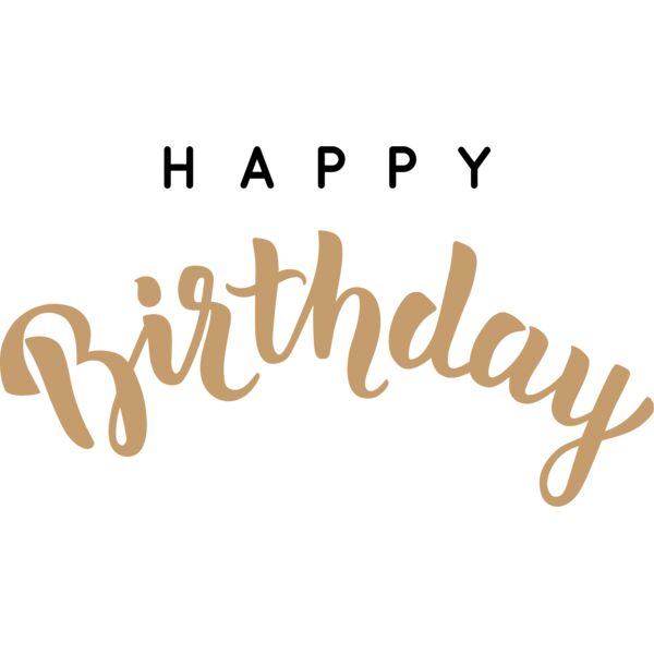 Birthday Typography , Statement , Changeable Color , Black and Brown Design , Vector Design , Happy Birthday , Digital Printing , Customizable , Personalized Gift - BT 17 Thumbnail