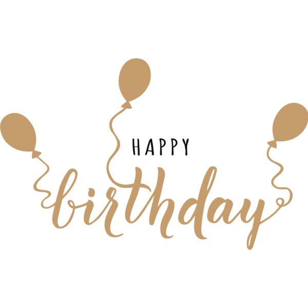 Birthday Typography , Statement , Changeable Color , Black and Brown Design , Vector Design , Happy Birthday , Digital Printing , Customizable , Personalized Gift - BT 18 Thumbnail